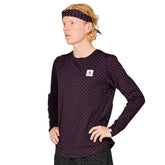 Saysky Reflective Polka Pace Long Sleeve, Purple